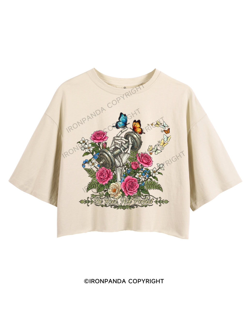 Be Real Not Perfect CROP TOPS