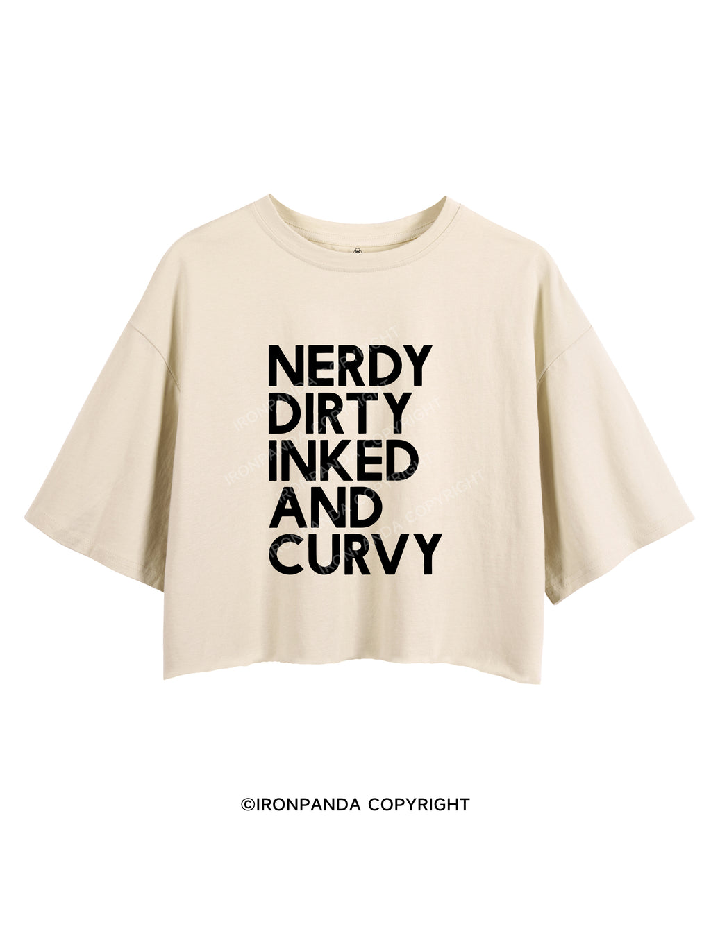 NERDY, DIRTY, INKED AND CURVY CROP TOPS