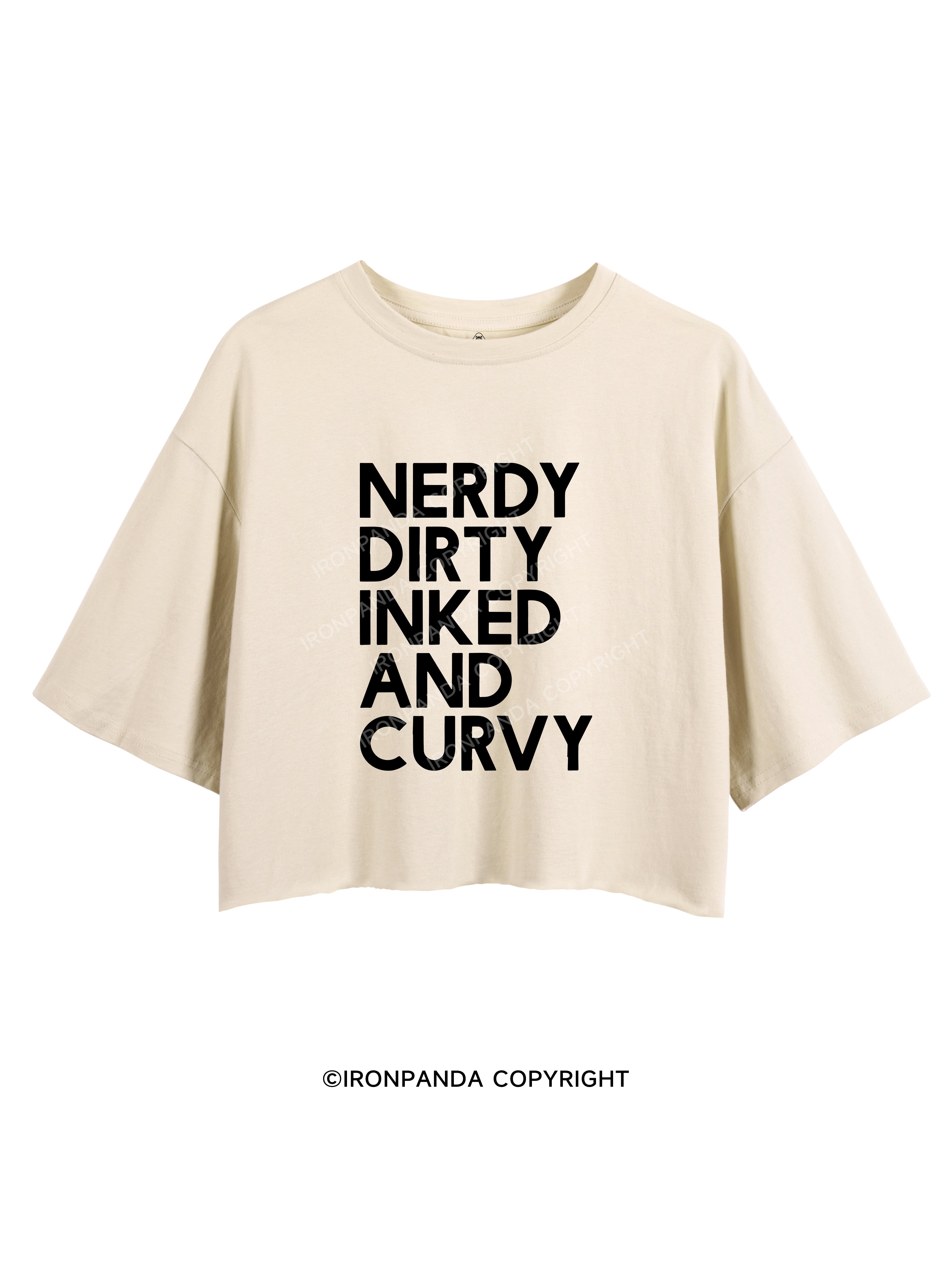 NERDY, DIRTY, INKED AND CURVY  CROP TOPS