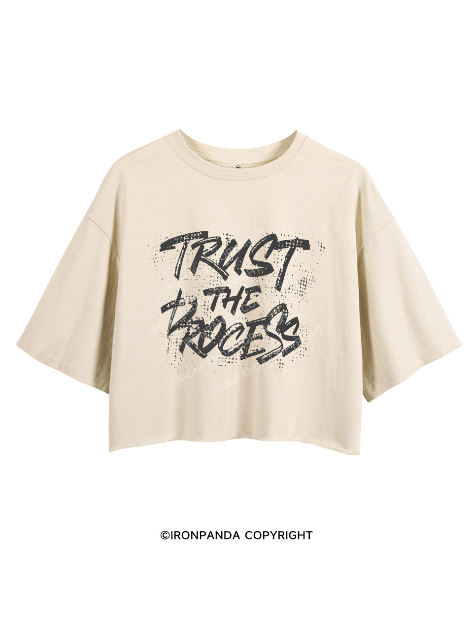 TRUST THE PROCESS  CROP TOPS