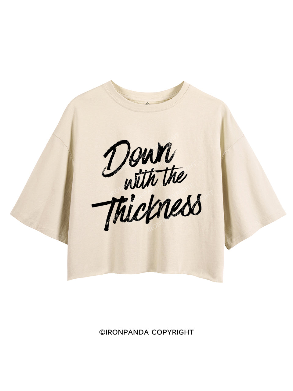 DOWN WITH THE THICKNESS CROP TOPS