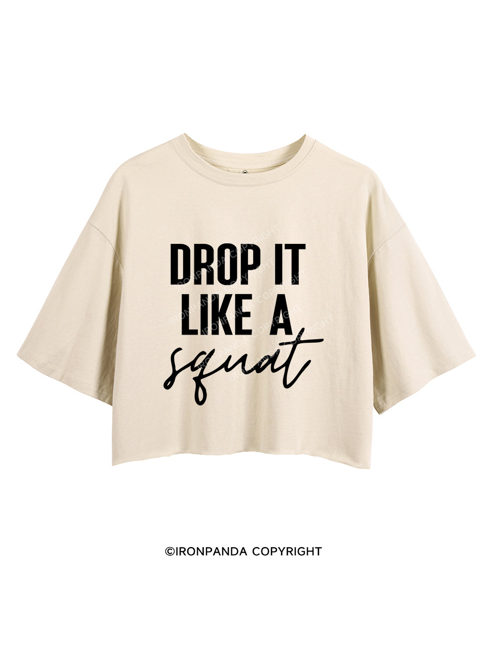 Drop it Like a Squat Crop Tops