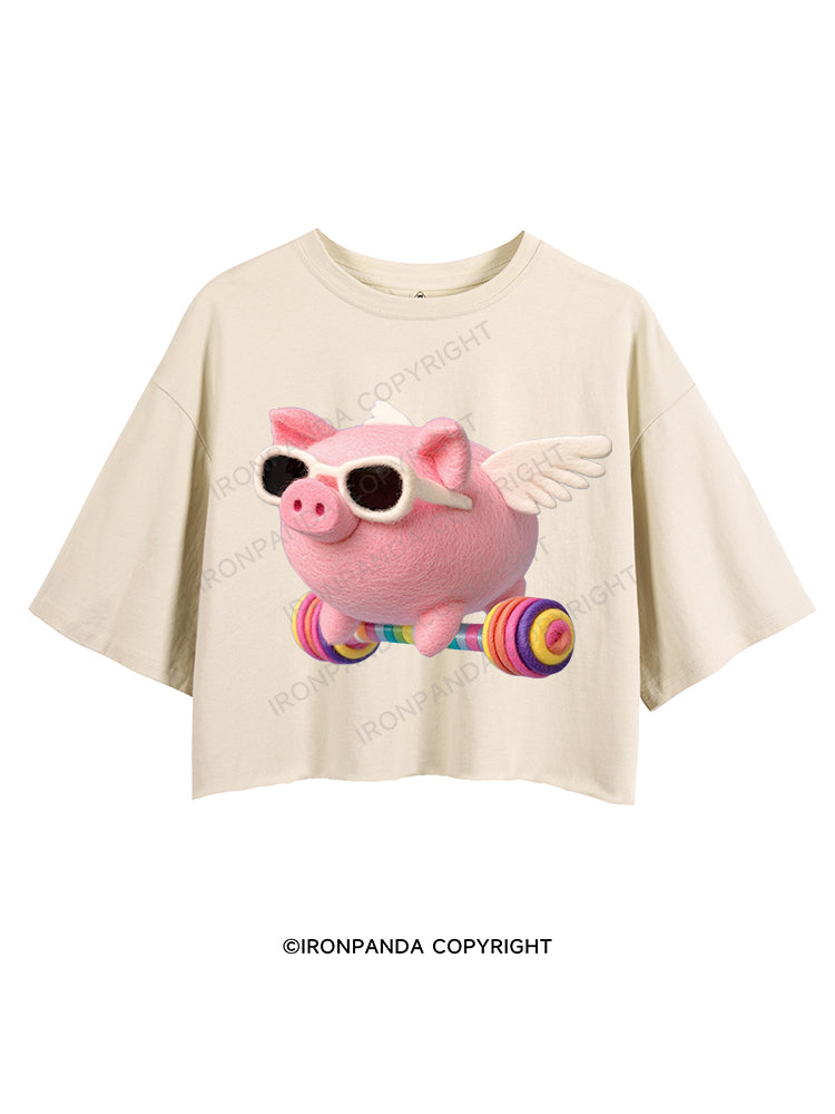 LIFT HIGH, FLY HIGHER CROP TOPS