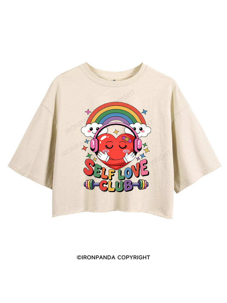 SELF LOVE CLUB CROP TOPS