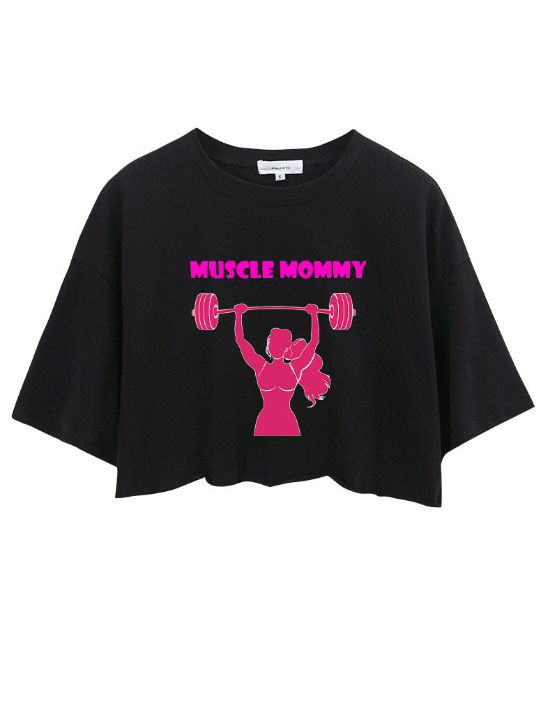 MUSCLE Mom  CROP TOPS
