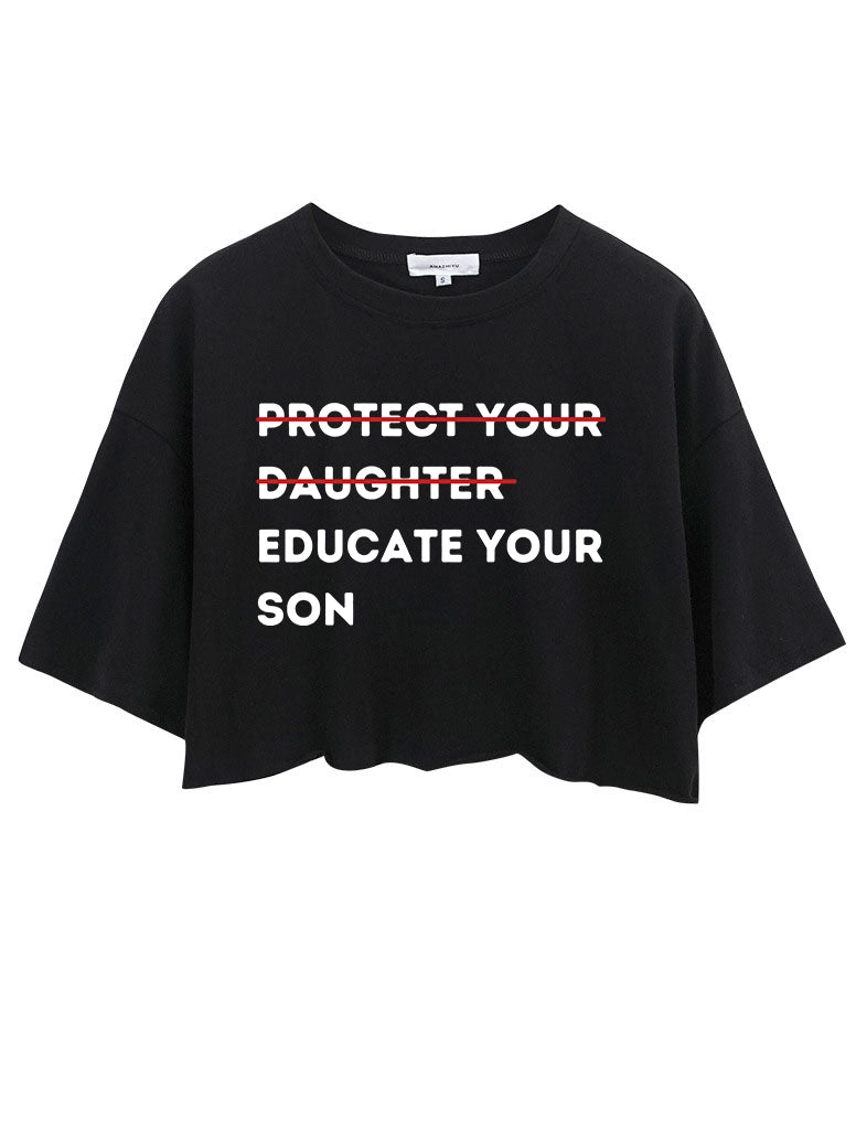 Educate Your Son CROP TOPS
