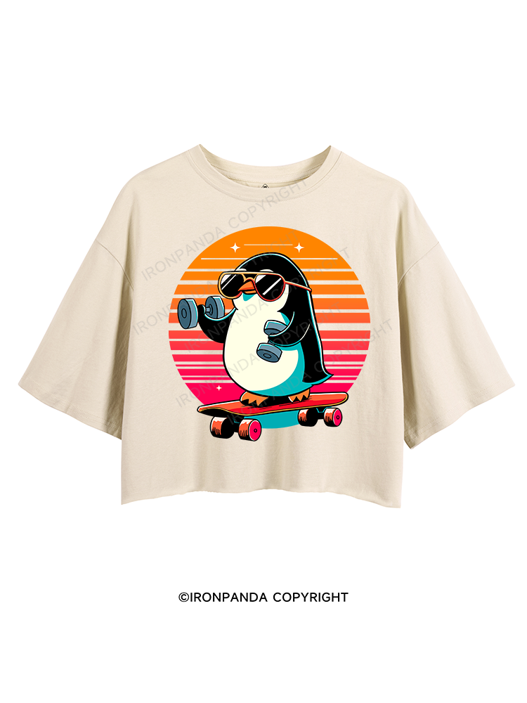 SKATE, LIFT, REPEAT CROP TOPS