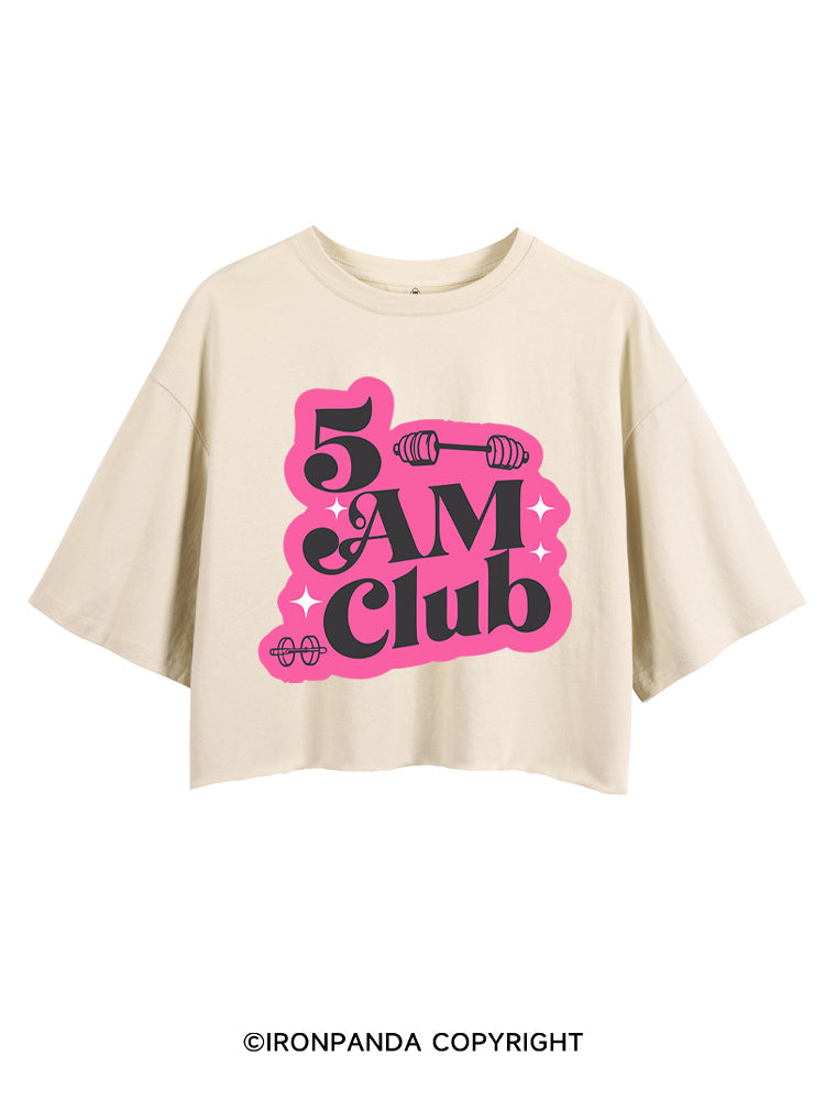 5 AM Club TODAY CROP TOPS
