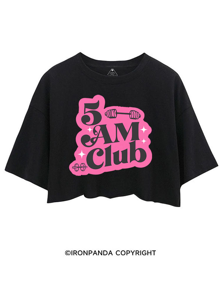 5 AM Club TODAY CROP TOPS