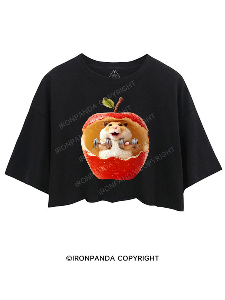 BITE INTO FITNESS CROP TOPS