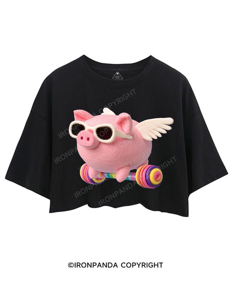 LIFT HIGH, FLY HIGHER CROP TOPS