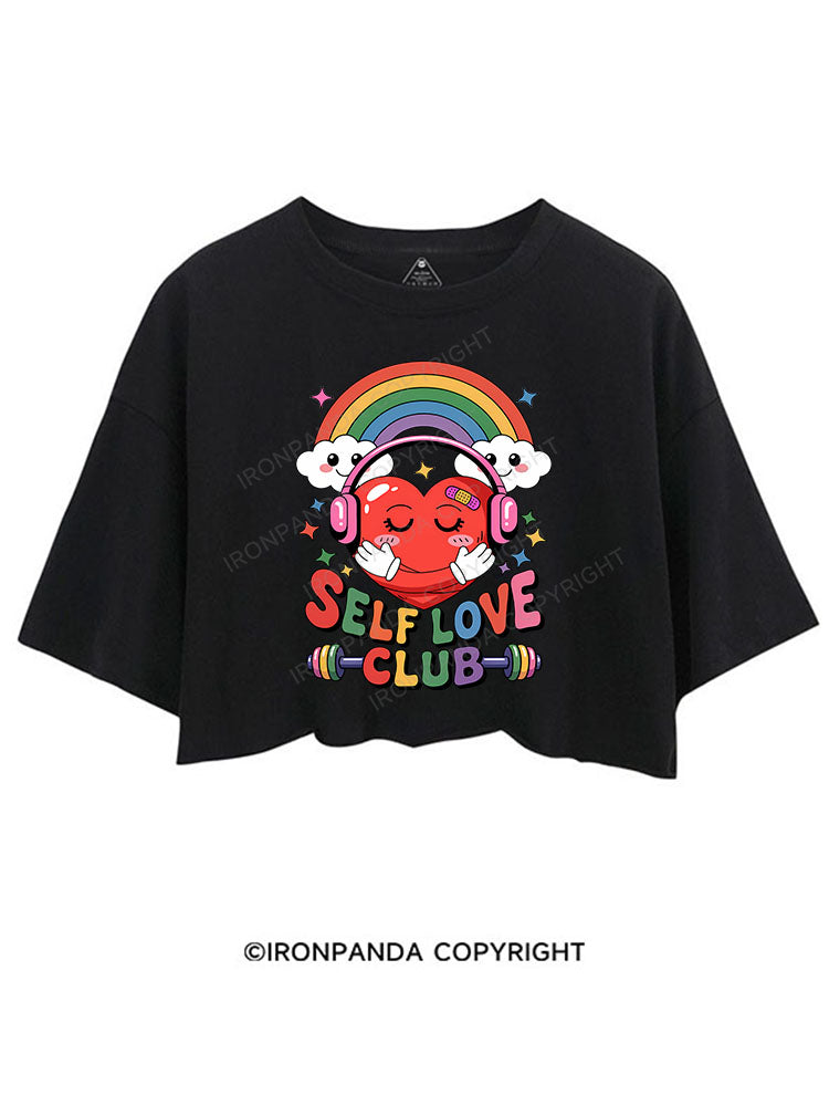 SELF LOVE CLUB CROP TOPS