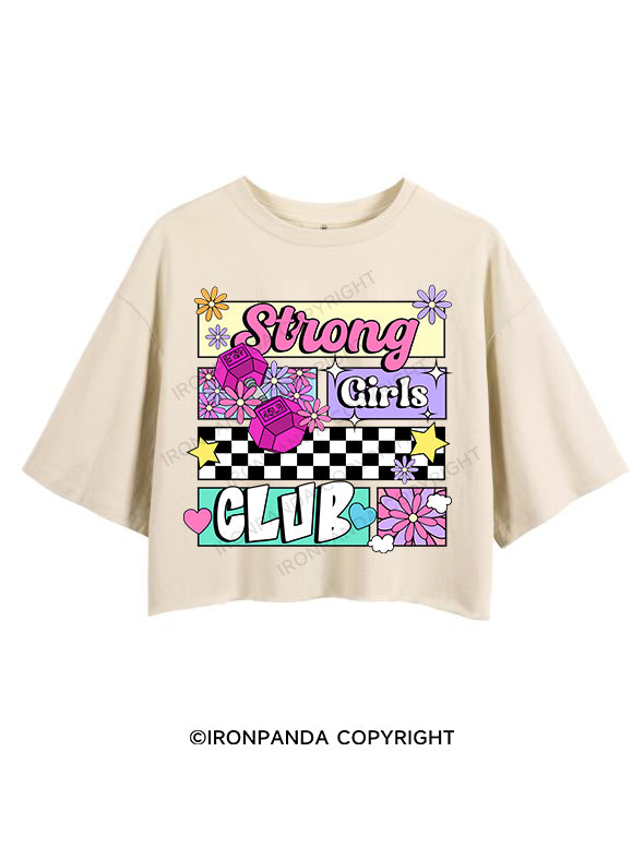 STRONG GIRLS  CROP TOPS