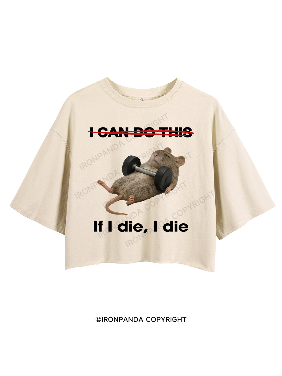 IF I DIE I DIE CROP TOPS