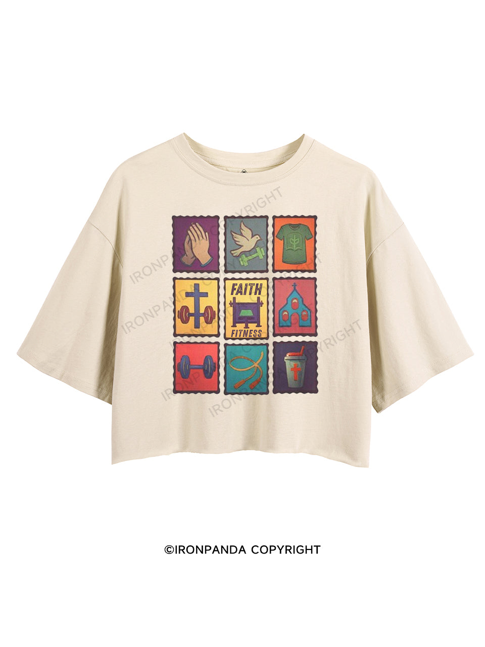 FAITH & FITNESS CROP TOPS