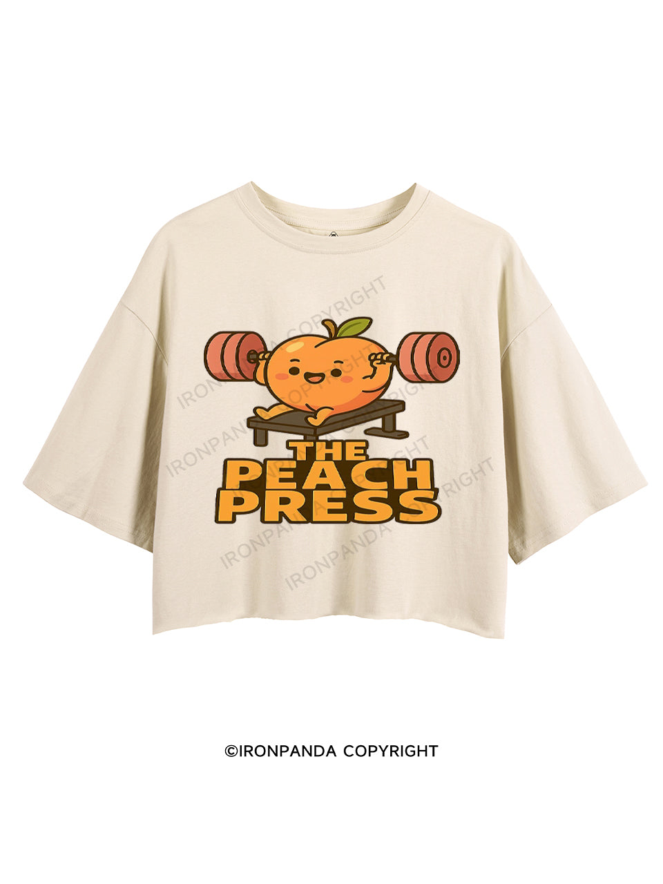 THE PEACH PRESS CROP TOPS