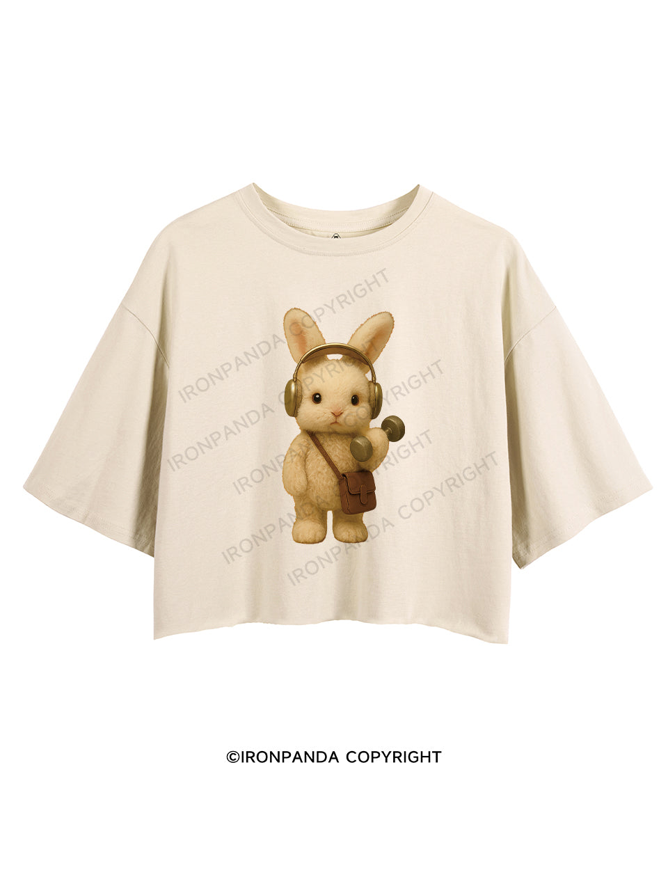 MUSCLE BUNNY MUSIC CROP TOPS