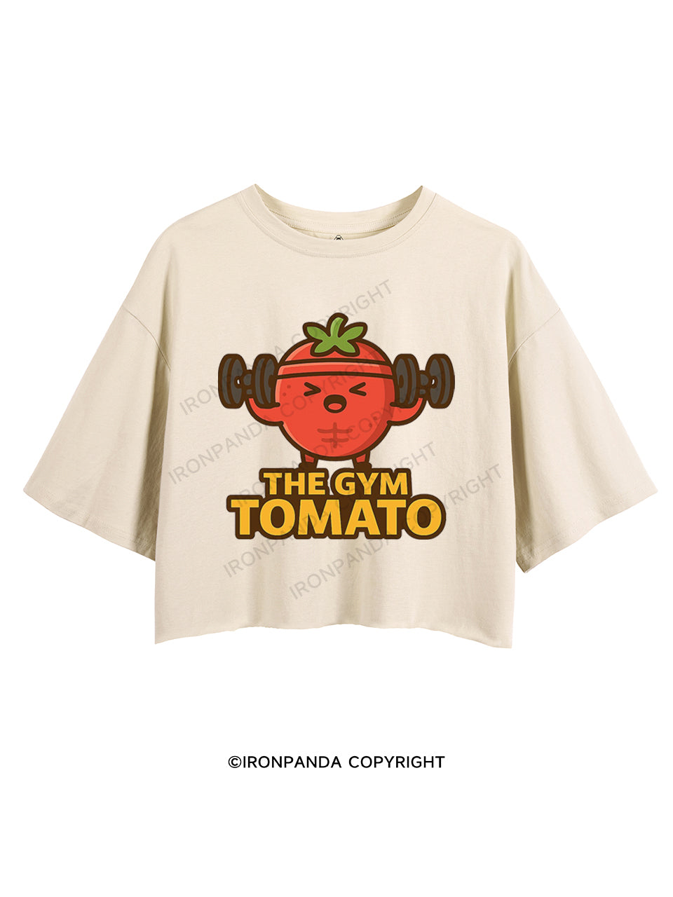 THE GYM TOMATO CROP TOPS
