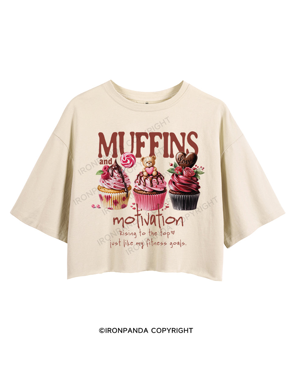 MUFFINS AND MOTIVATION CROP TOPS