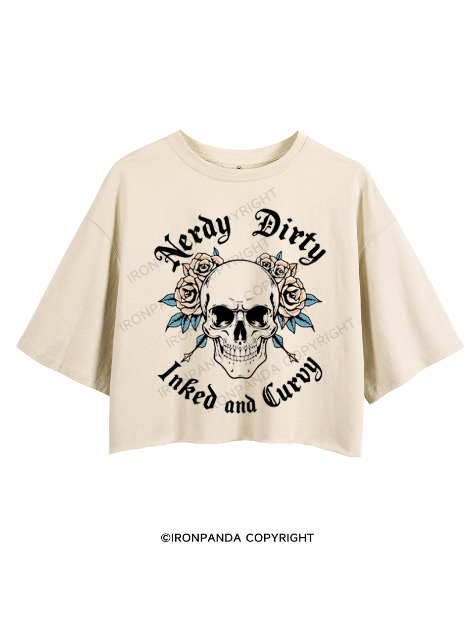 NERDY DIRTY INKED AND CURVY CROP TOPS