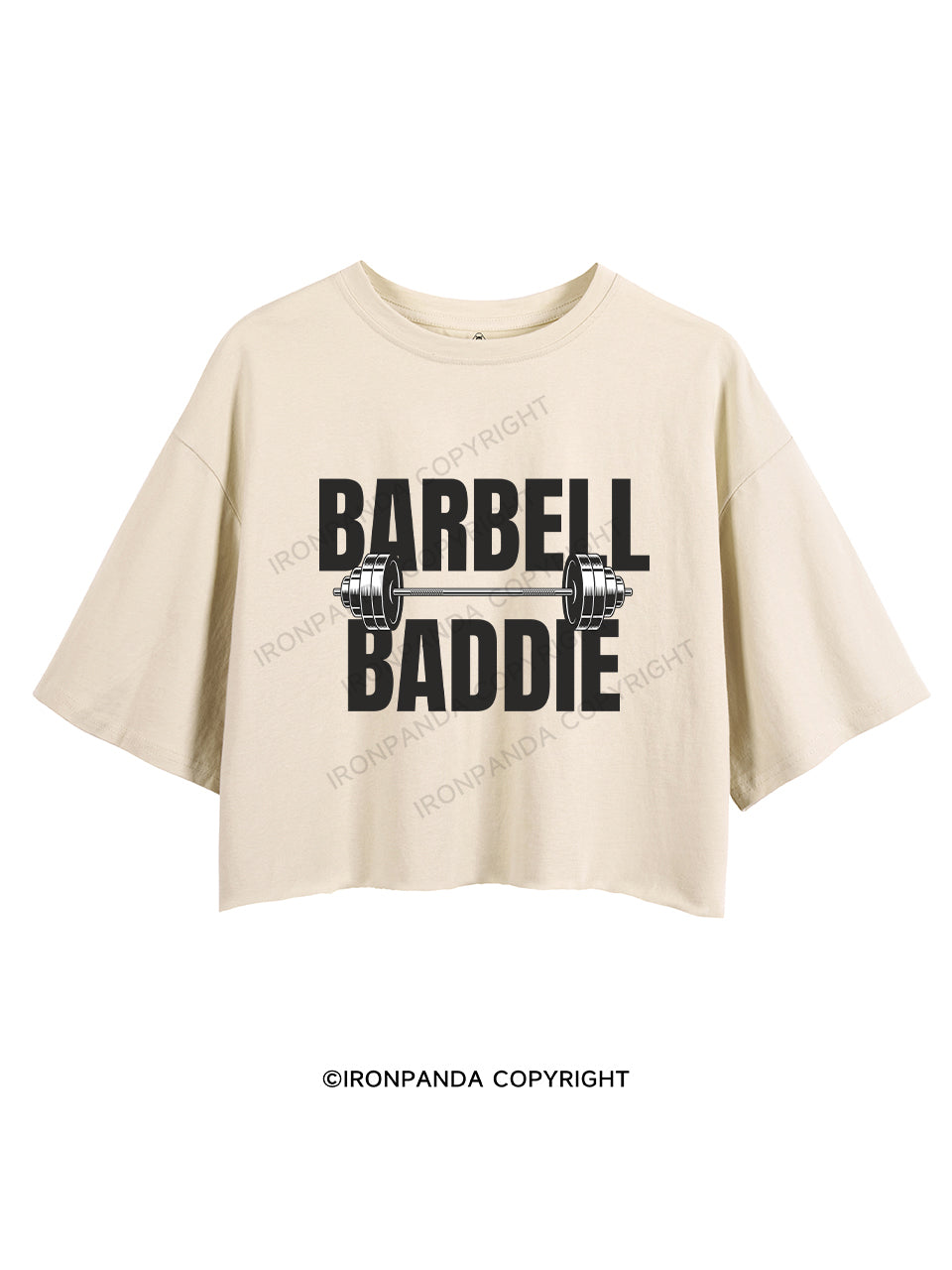BARBELL BADDIE CROP TOPS