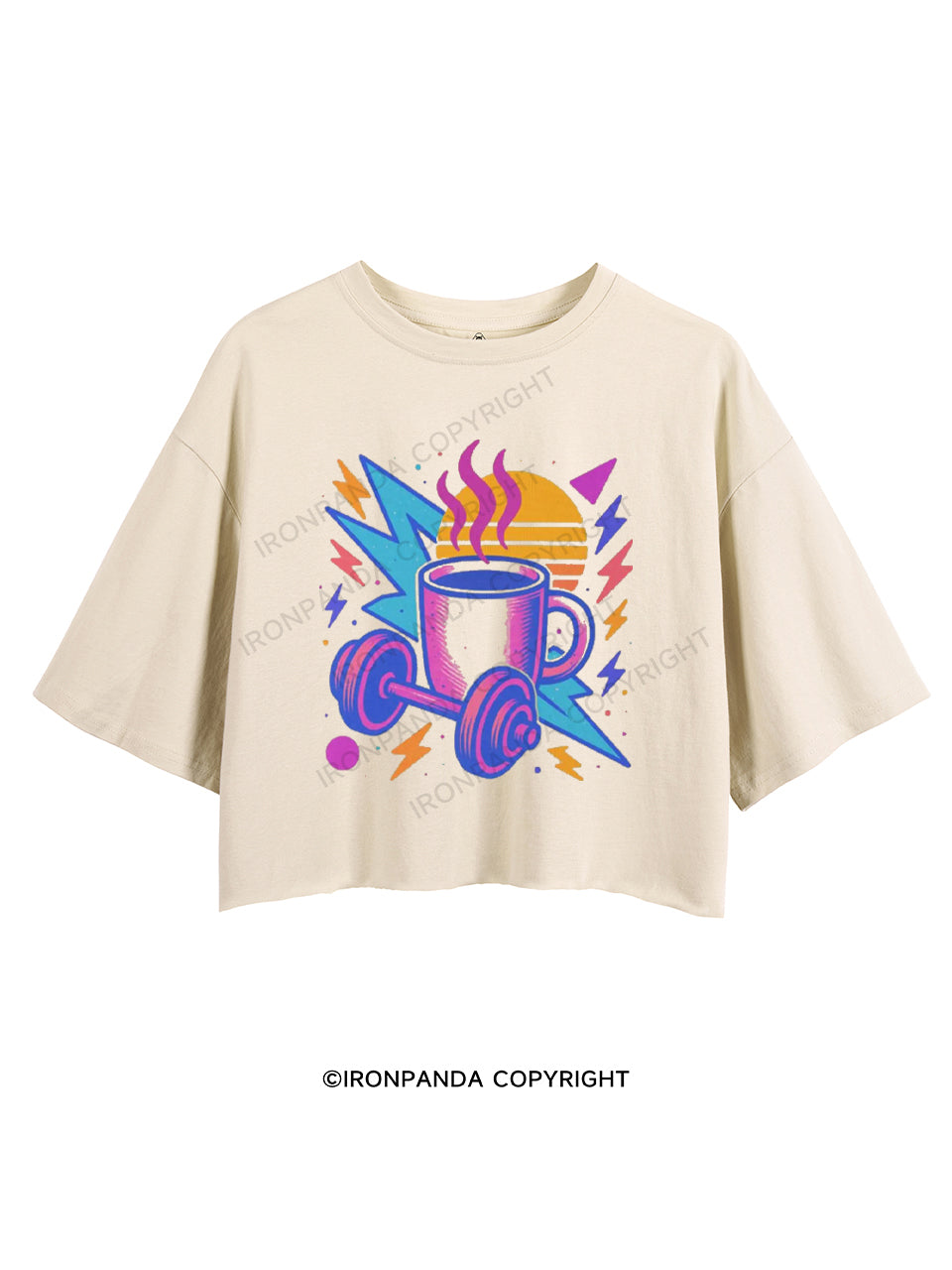 CAFFEINE GAINS CROP TOPS