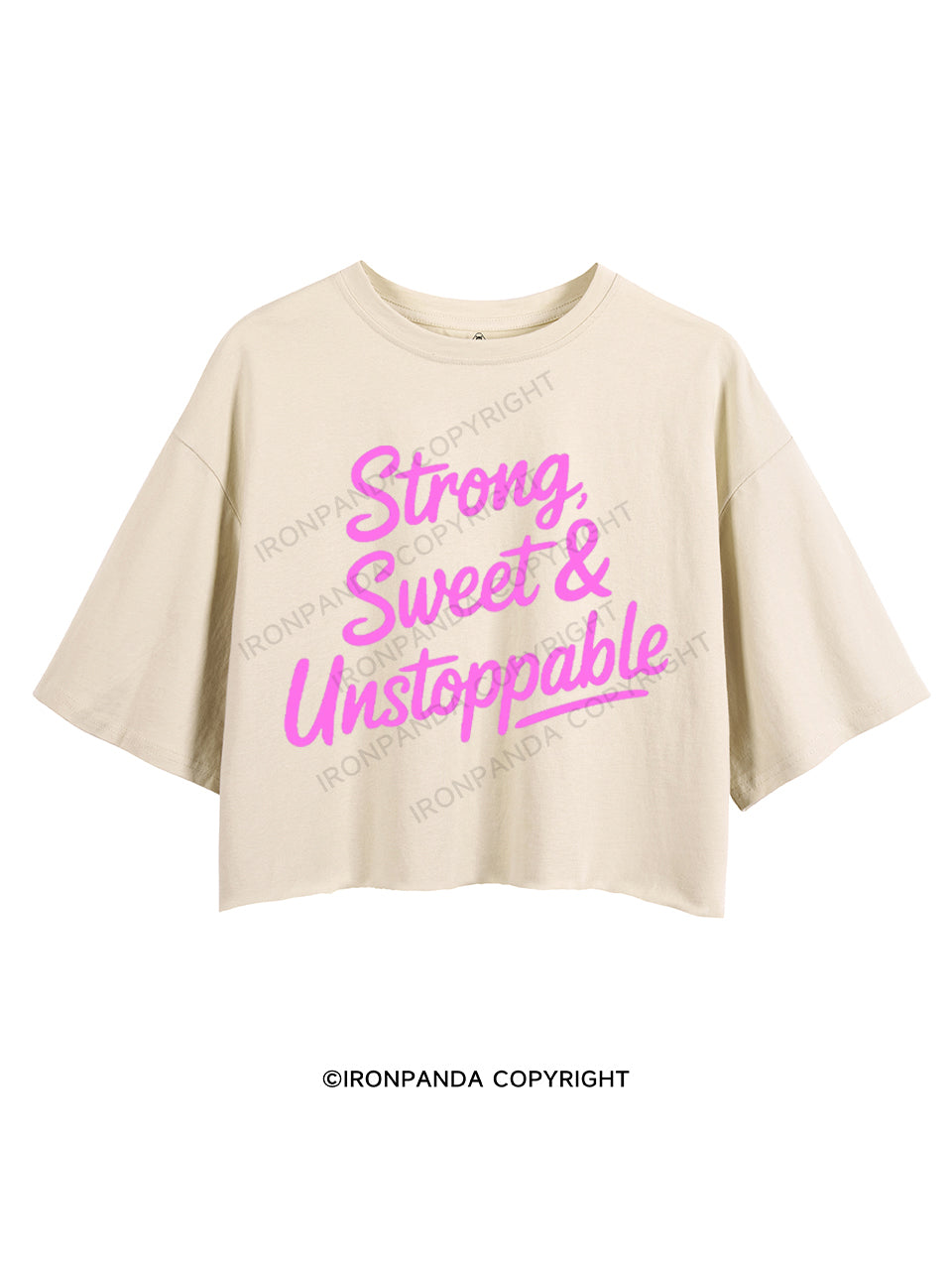 STRONG SWEET & UNSTOPPABLE CROP TOPS