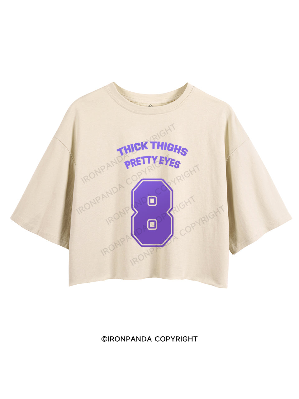 THICK THIGHS PRETTY EYES CROP TOPS