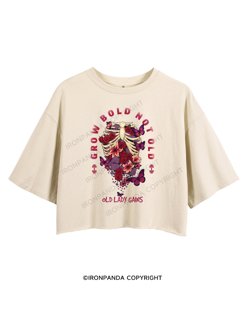 GROW BOLD NOT OLD CROP TOPS
