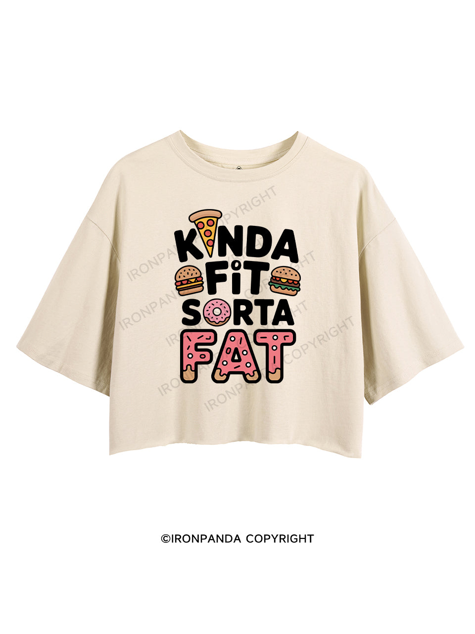 KINDA FIT SORTA FAT CROP TOPS
