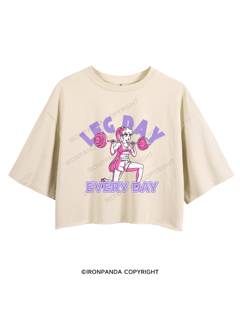 LEG DAY EVERY DAY CROP TOPS