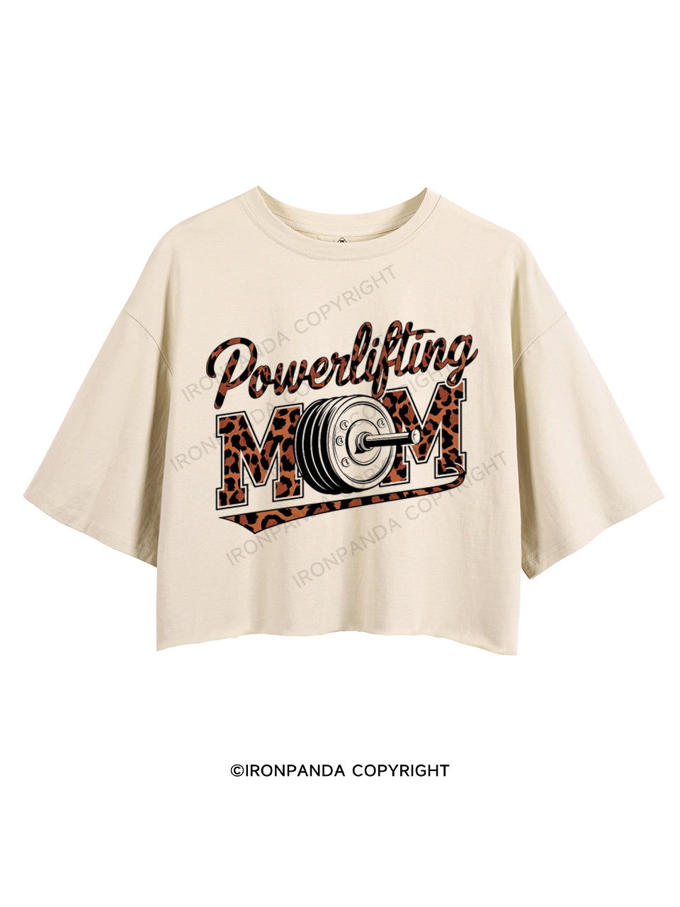 POWERLIFTING MOM CROP TOPS