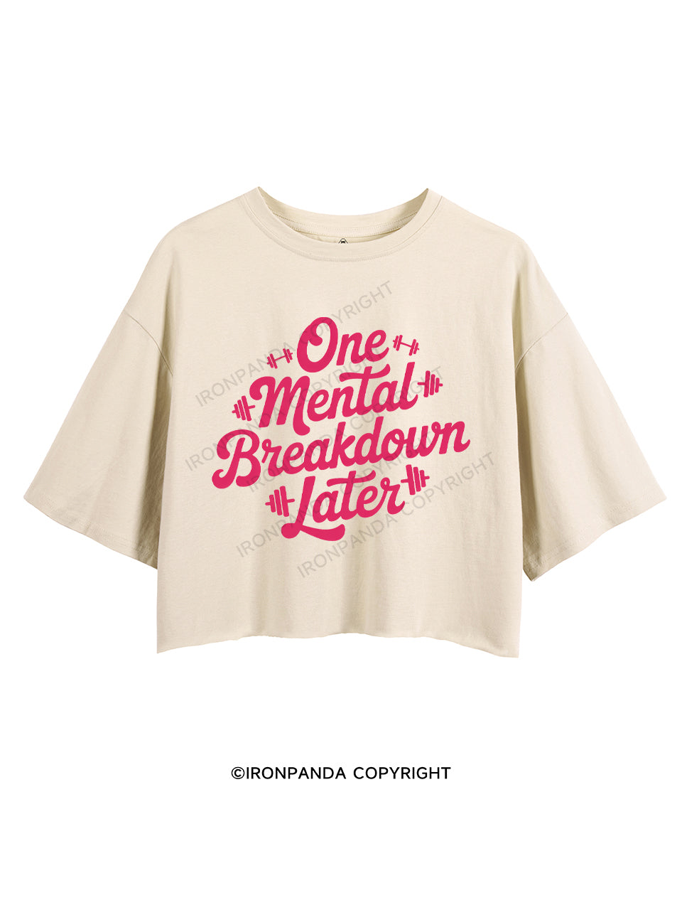 ONE MENTAL BREAKDOWN LATER CROP TOPS