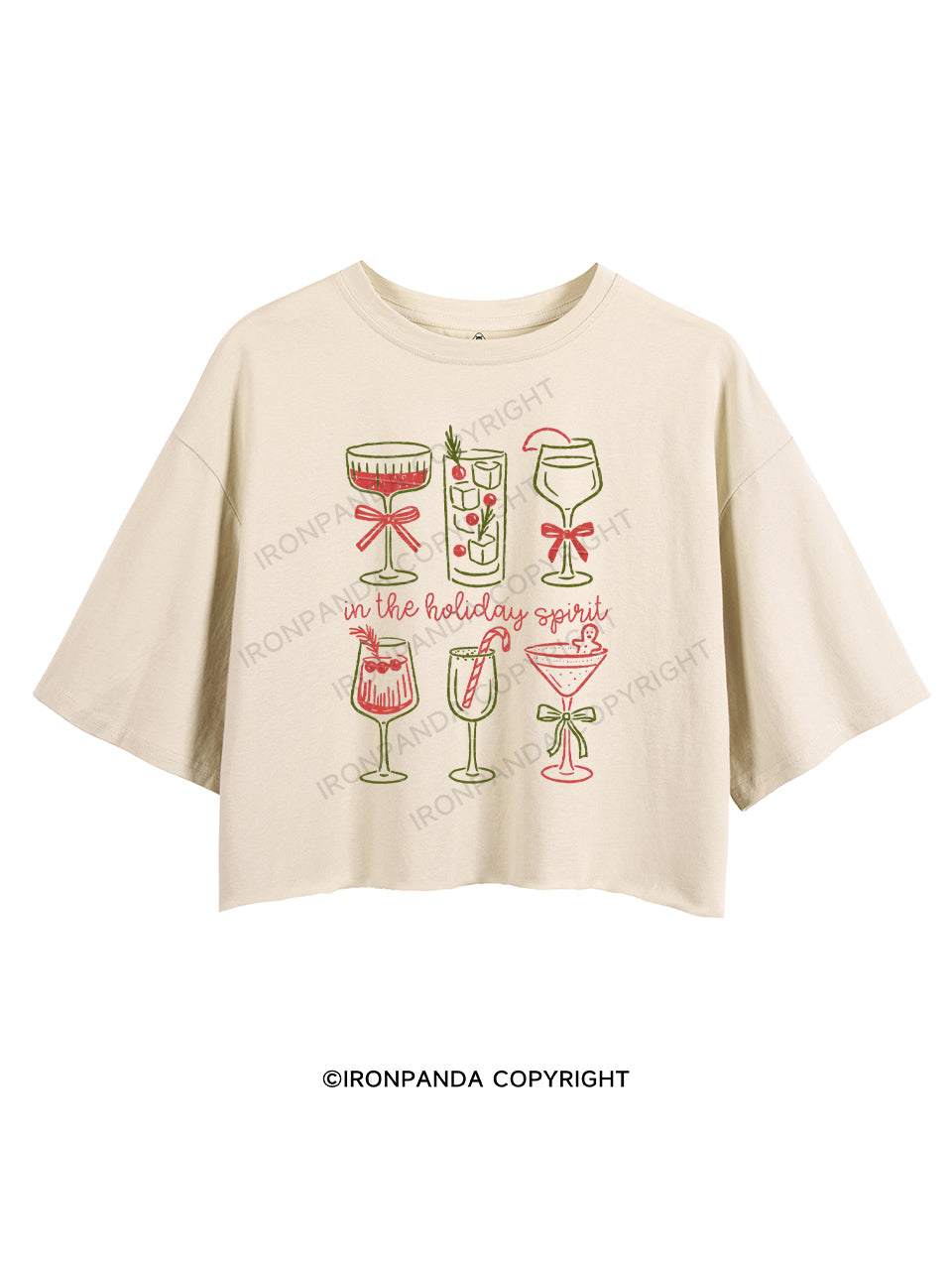 IN THE HOLIDAY SPIRIT CROP TOPS
