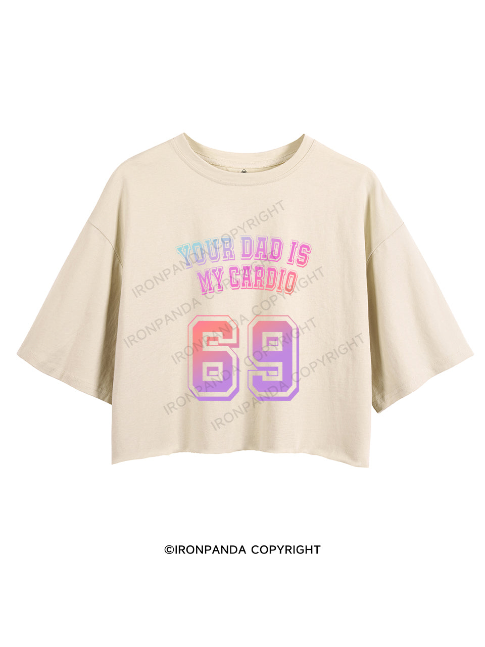 YOUR DAD IS MY CARDIO CROP TOPS