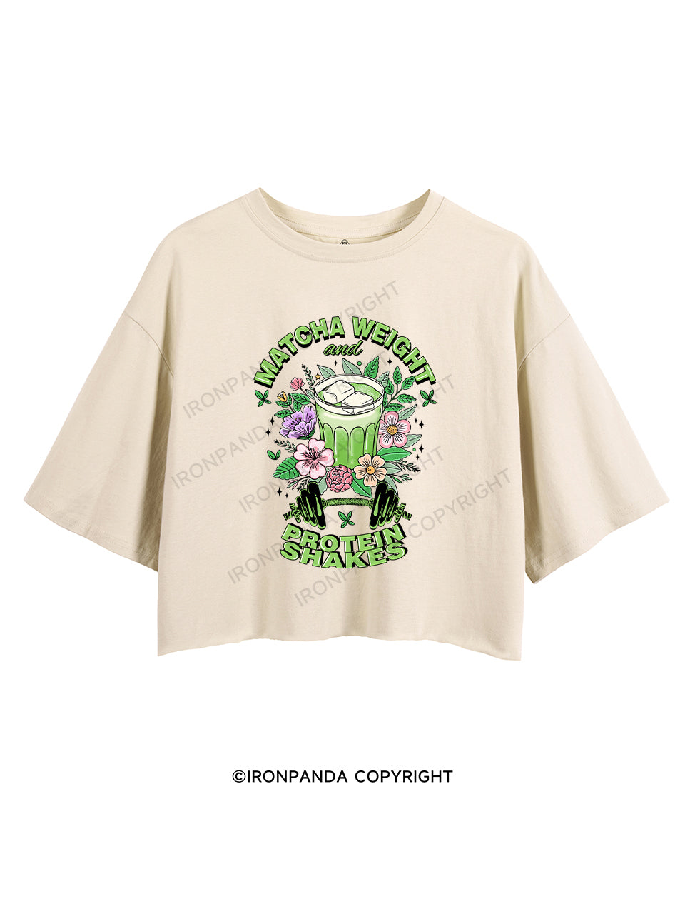 MATCH WEIGHT AND PROTEIN SHAKES CROP TOPS