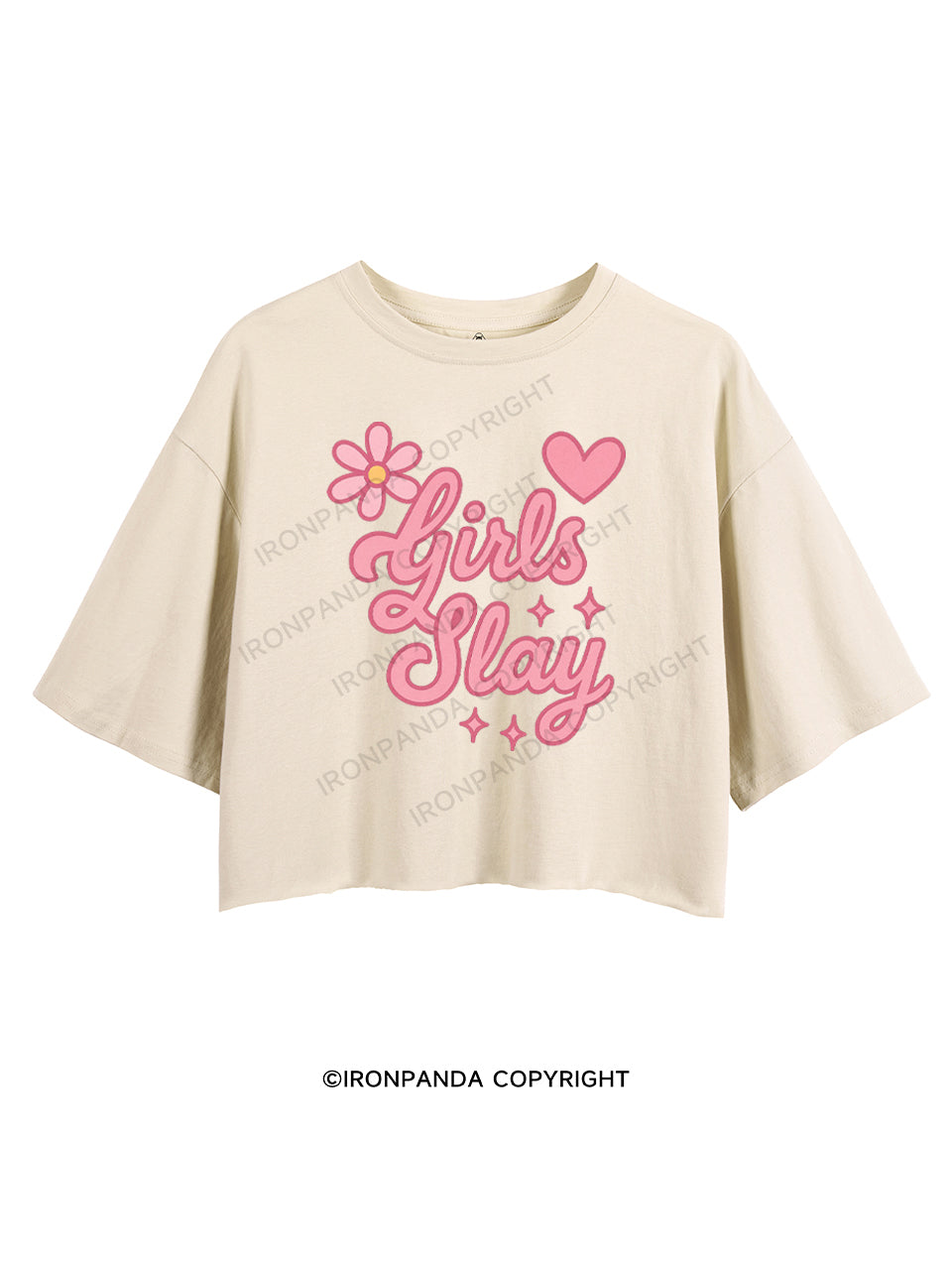 GIRLS SLAY CROP TOPS