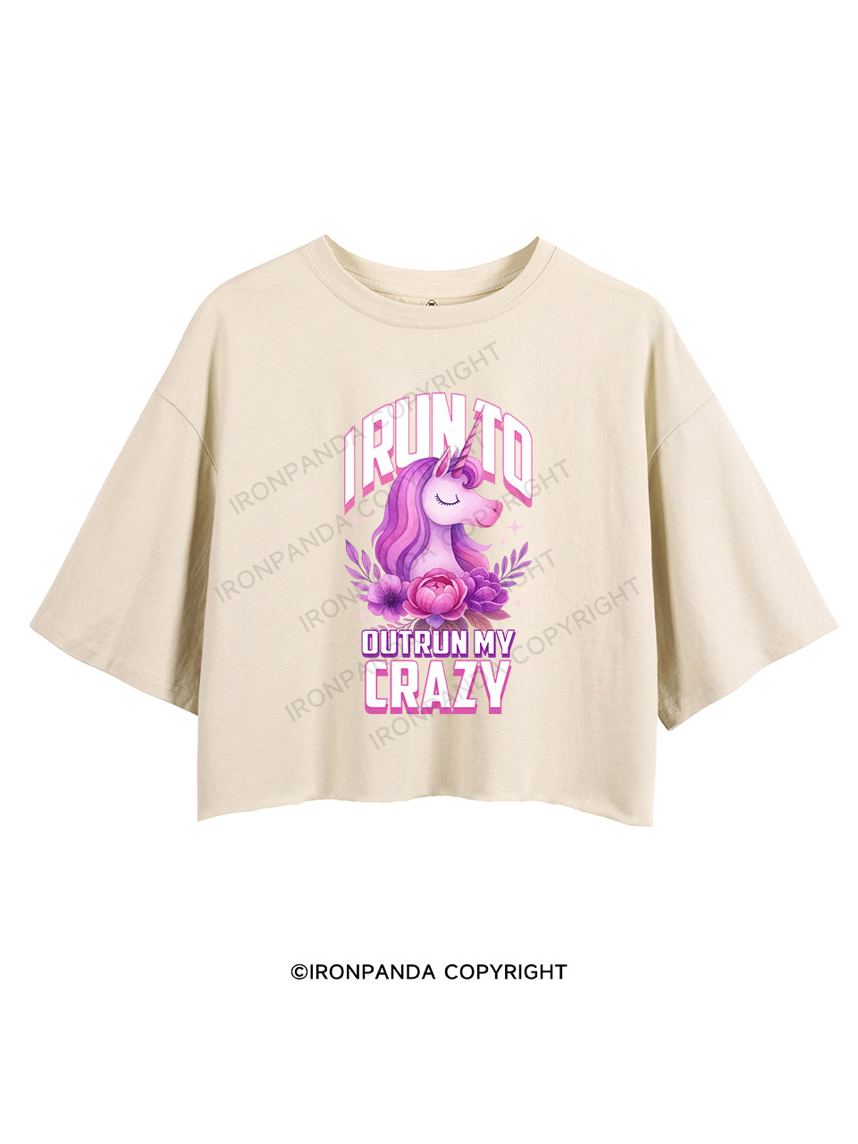I RUN TO OUTRUN MY CRAZY CROP TOPS