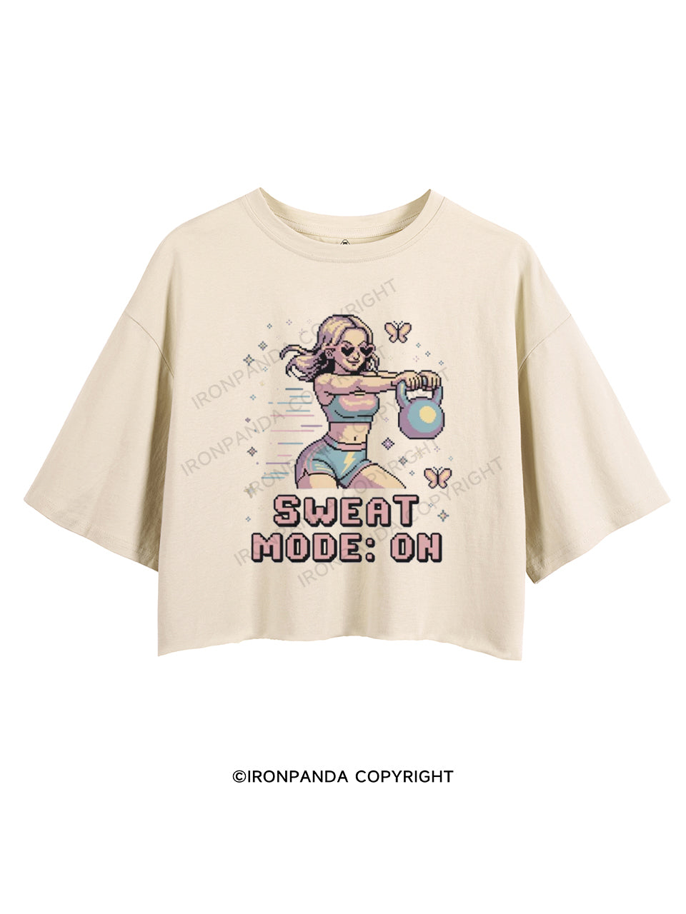 SWEAT MODE ON CROP TOPS