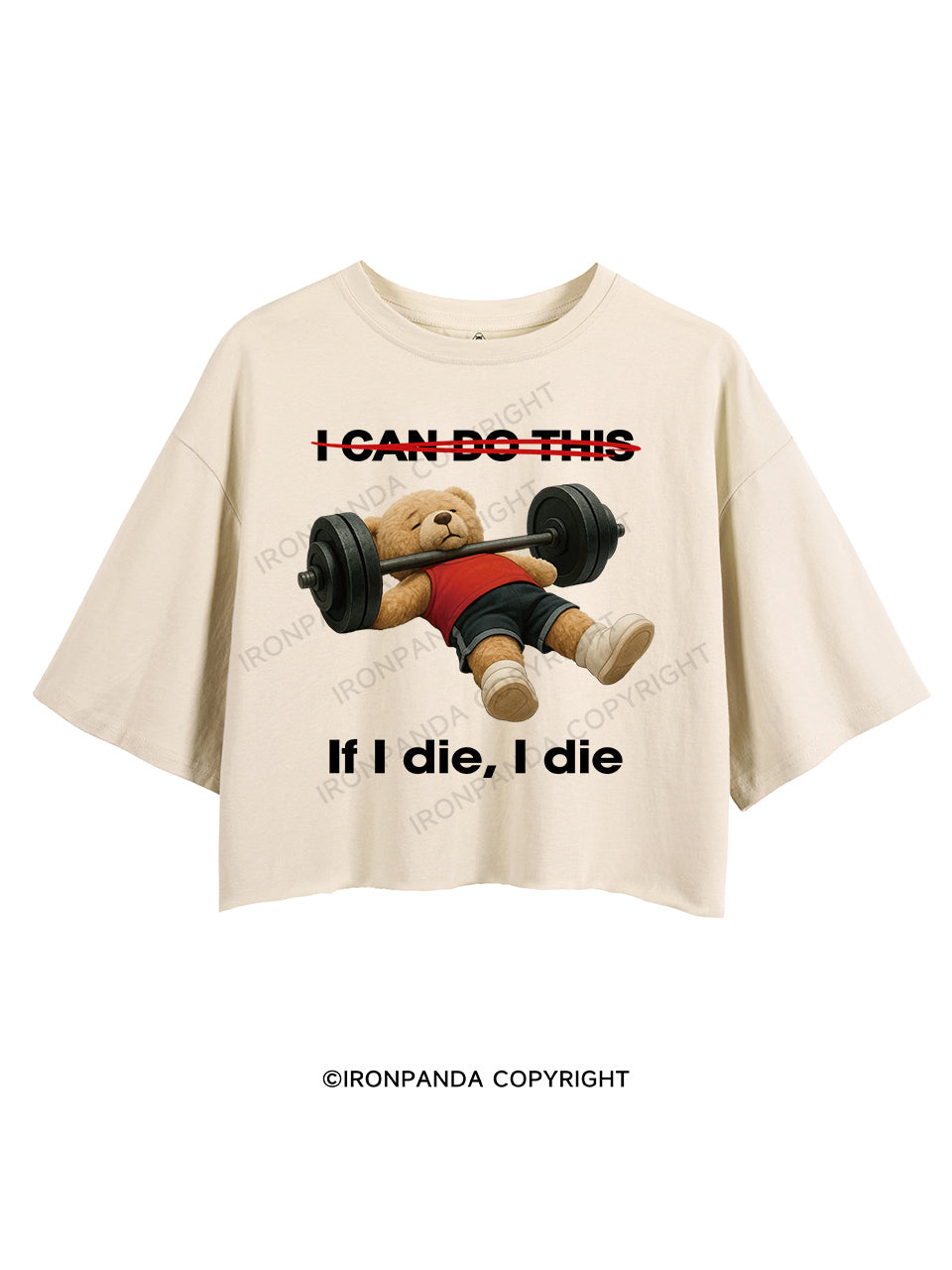 IF I DIE I DIE CROP TOPS