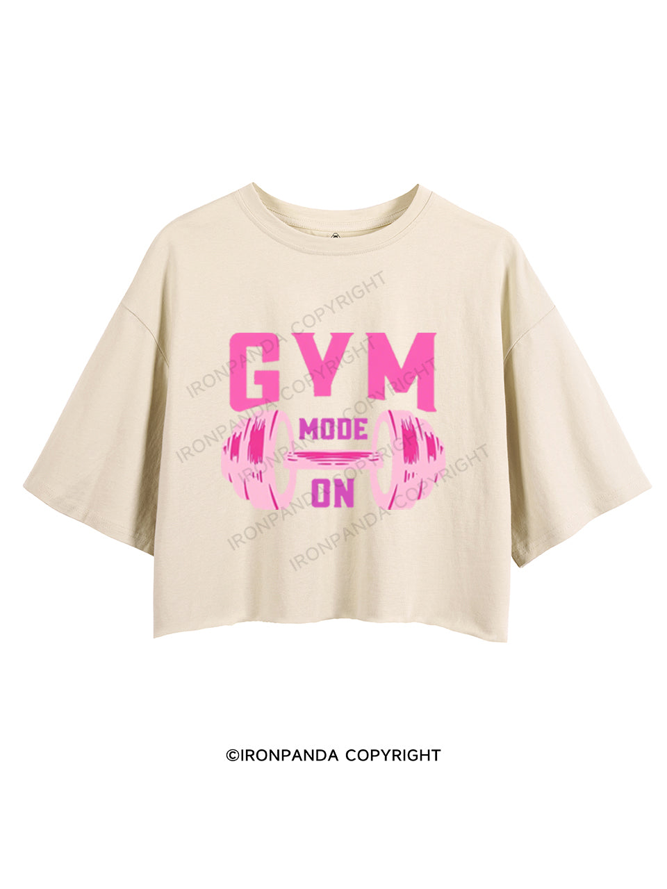 GYM MODE ON CROP TOPS
