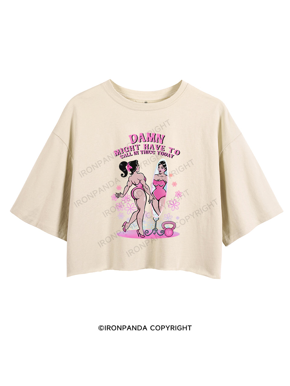 DAMN MIGHT HAVE TO CALL IN THICC TODAY CROP TOPS