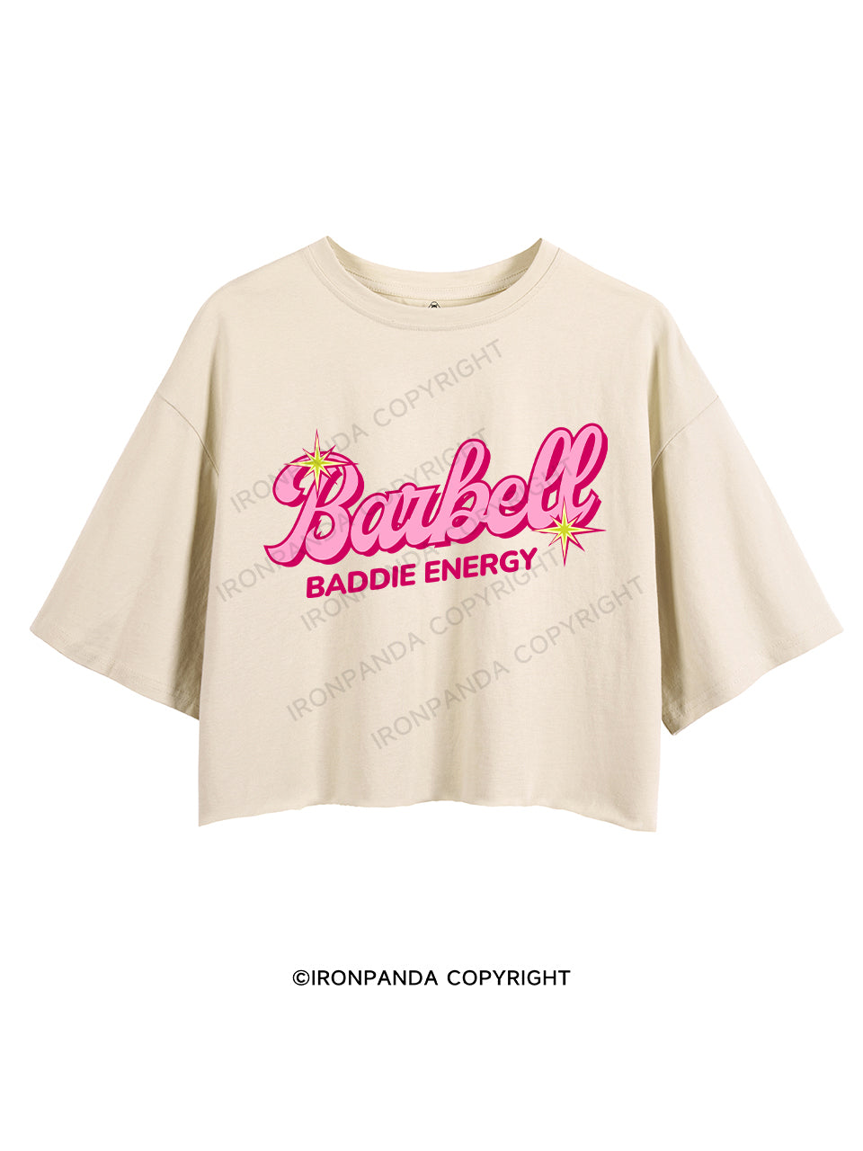 BARBELL BADDIE ENERGY CROP TOPS