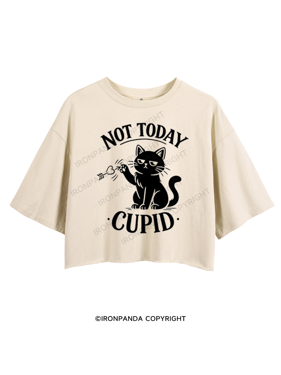 NOT TODAY CUPID CROP TOPS