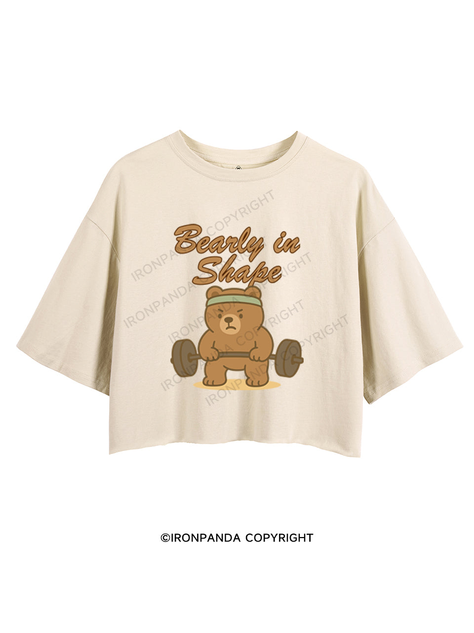 BEARLY IN SHAPE CROP TOPS