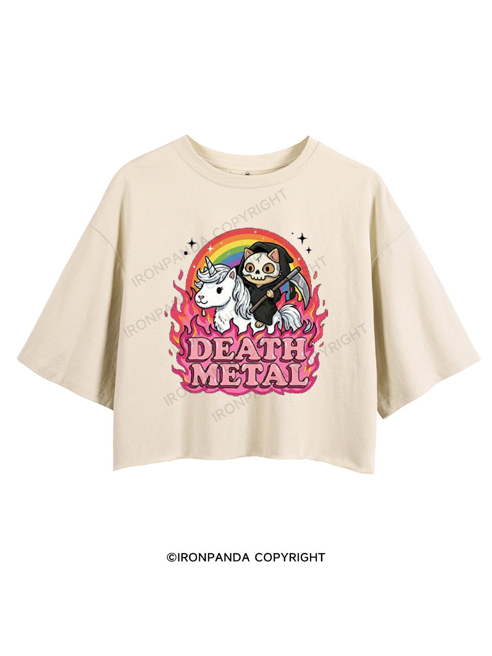 DEATH METAL CROP TOPS