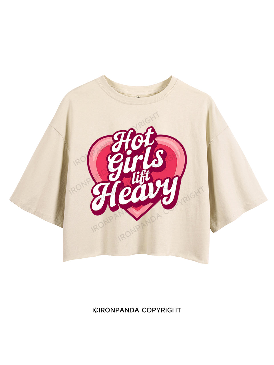 HOT GIRLS LIFT HEAVY CROP TOPS