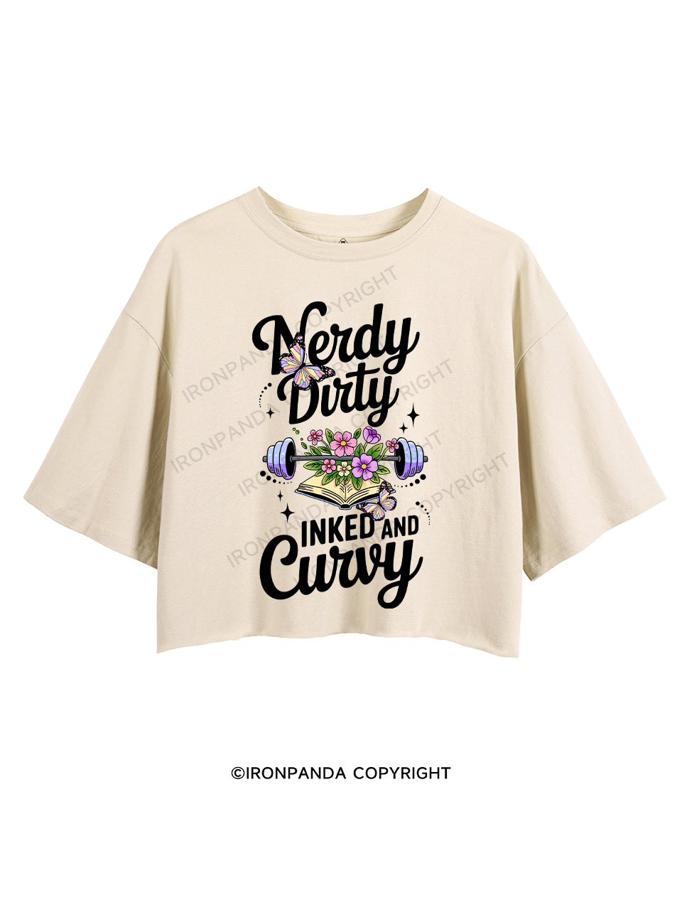NERDY DIRTY INKED AND CURVY CROP TOPS