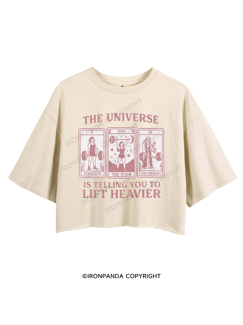 THE UNIVERSE IS TELLING YOU TO LIFT HEAVIER CROP TOPS