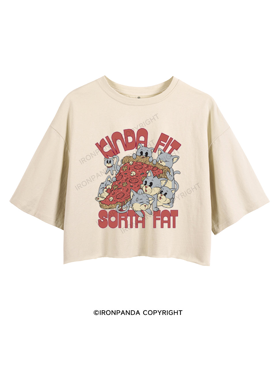 KINDA FIT SORTA FAT CROP TOPS